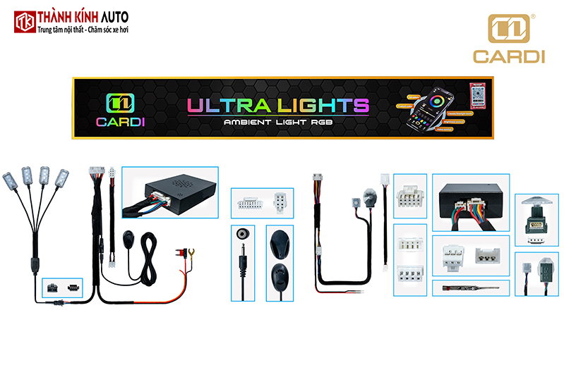Nội thất xe hơi quá nhàm chán và thiếu điểm nhấn, LED viền nội thất ô tô Cardi Ultra Pro mang làn gió mới vào không gian chiếc xe của bạn với sắc màu và ánh sáng đẹp mắt.